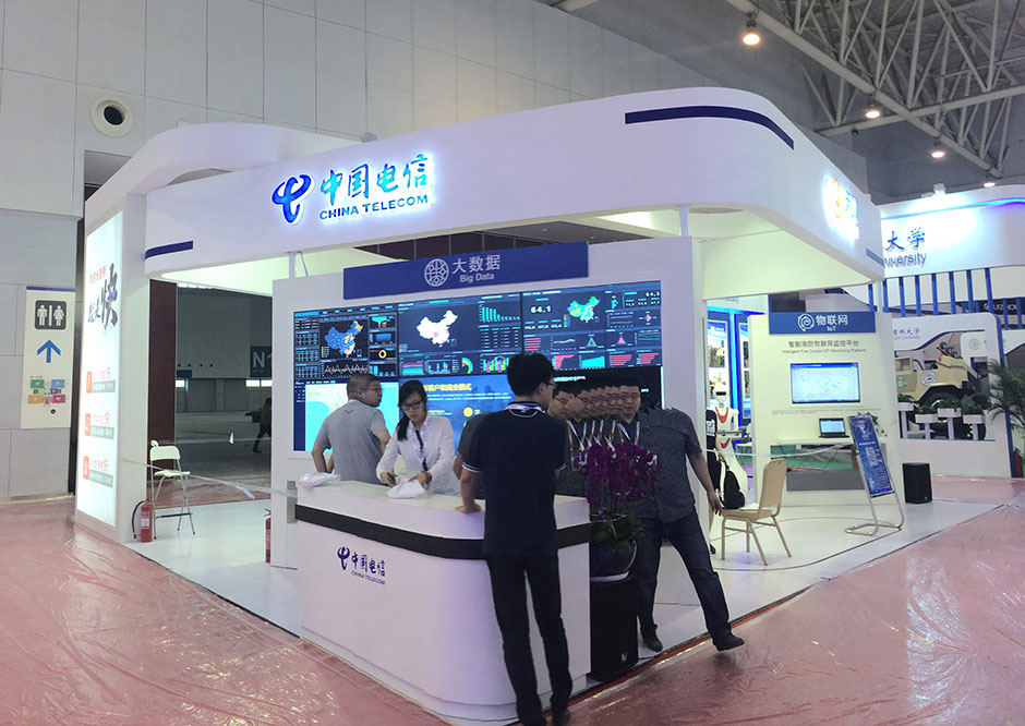2017年天津智能大會(huì)--中國(guó)電信展臺(tái)(圖3)